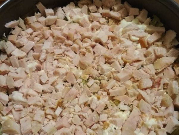 Салат «Курица под шубой» со свеклой