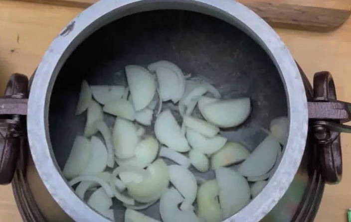 Курица в афганском казане