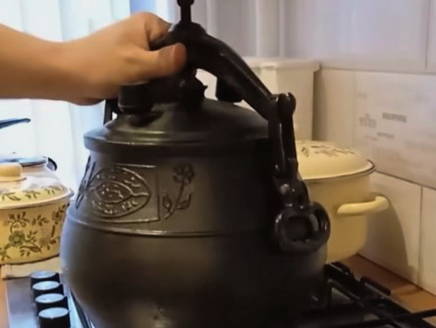 Гороховый суп в афганском казане