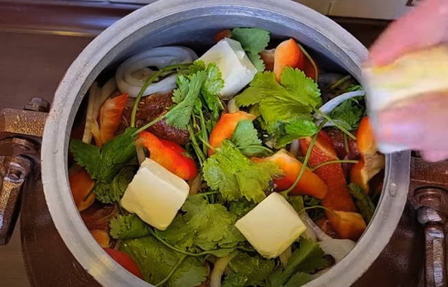Мясо в афганском казане
