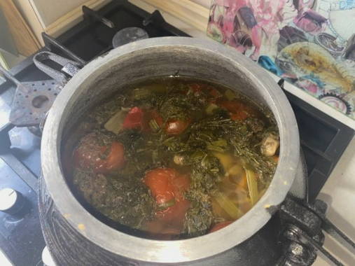 Шурпа в афганском казане