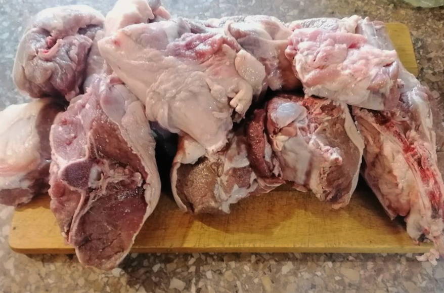 Баранина с овощами в афганском казане