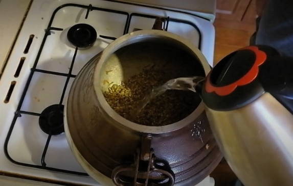 Перловка в афганском казане
