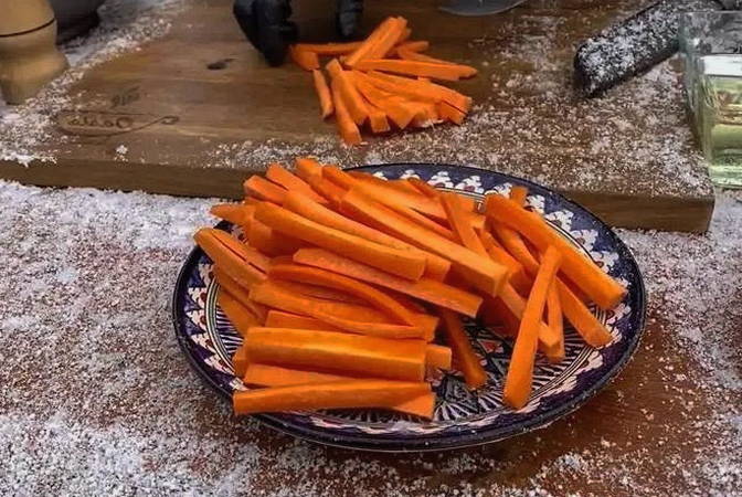 Плов в афганском казане на костре