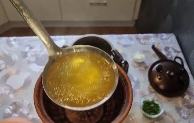 Шурпа из баранины в афганском казане