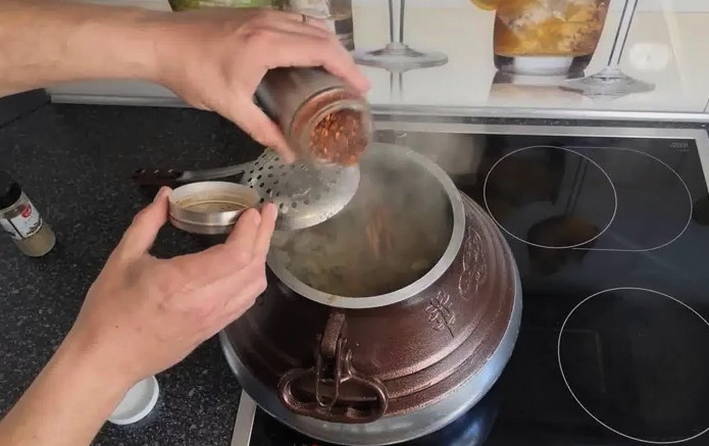 Гречка по-купечески в афганском казане