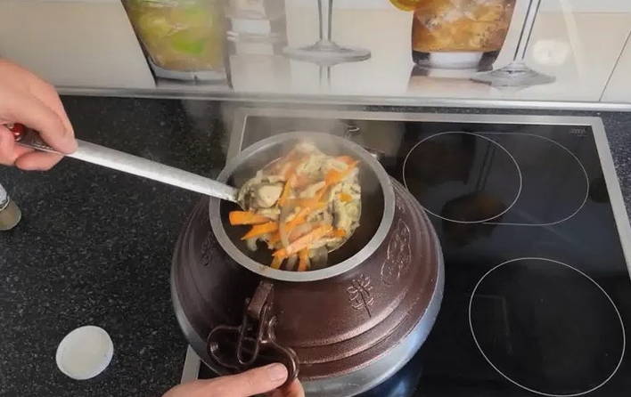 Гречка по-купечески в афганском казане