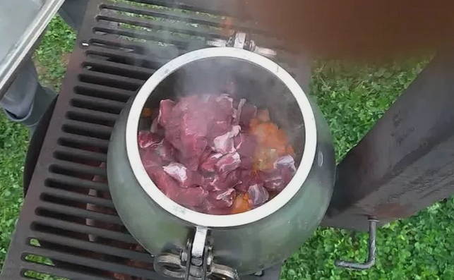 Перловка с мясом в афганском казане