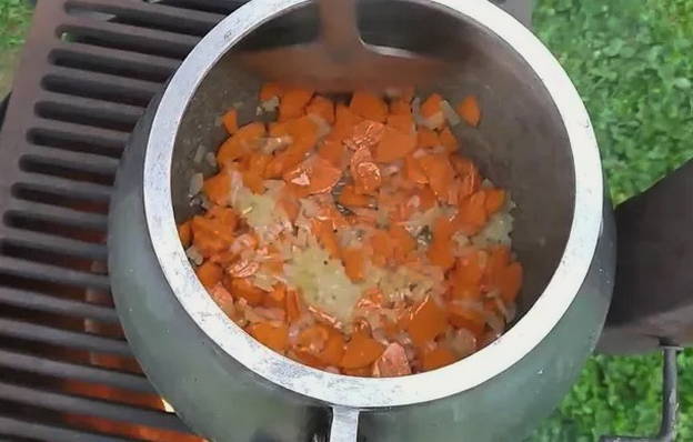 Перловка с мясом в афганском казане