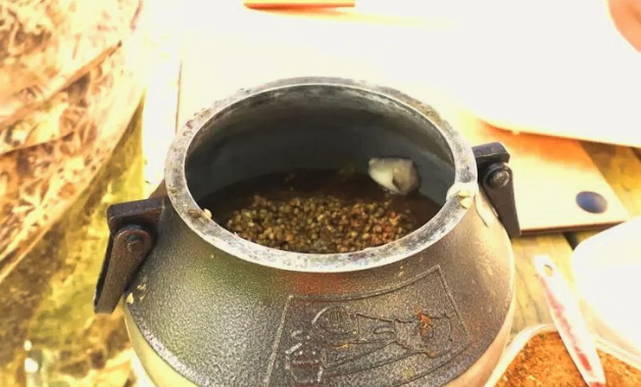 Гречка с мясом в афганском казане