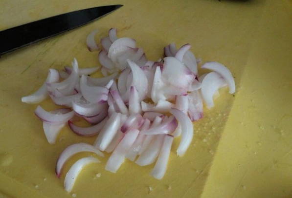 Овощной салат со сметаной