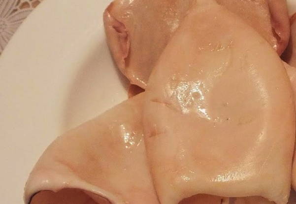 ПП салат с кальмаром, яйцом и огурцом