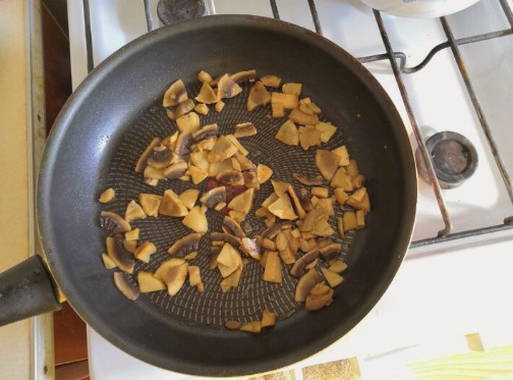 ПП диетический салат с грибами