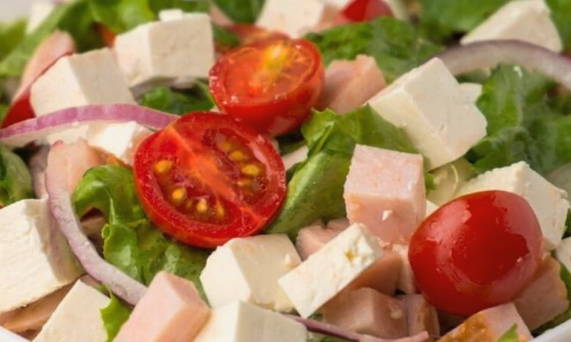 ПП салат с ветчиной