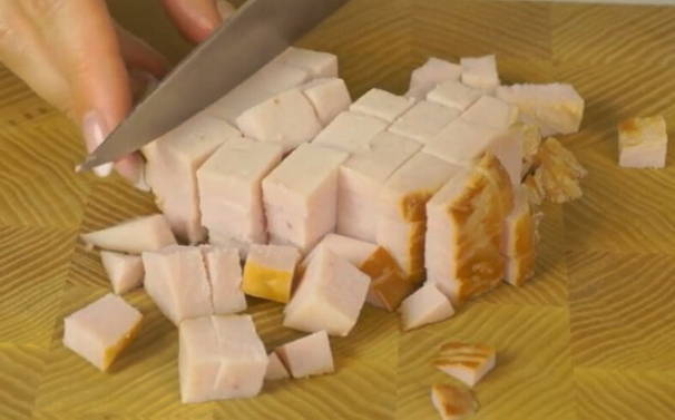 ПП салат с ветчиной