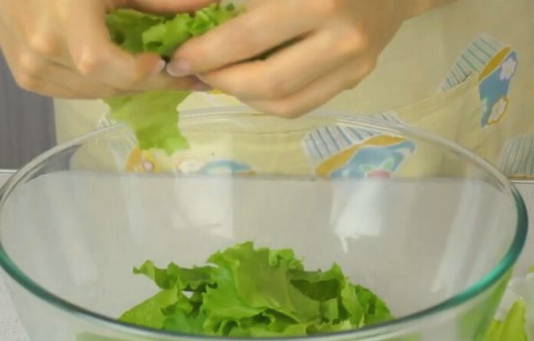 ПП салат с ветчиной