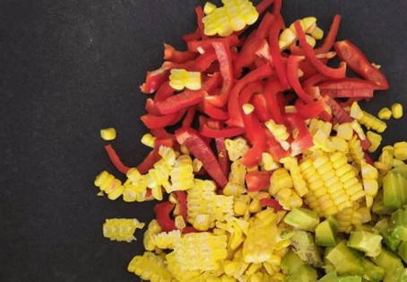 ПП салат с вареной курицей