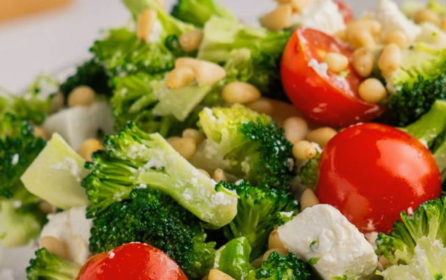 ПП салат с брокколи