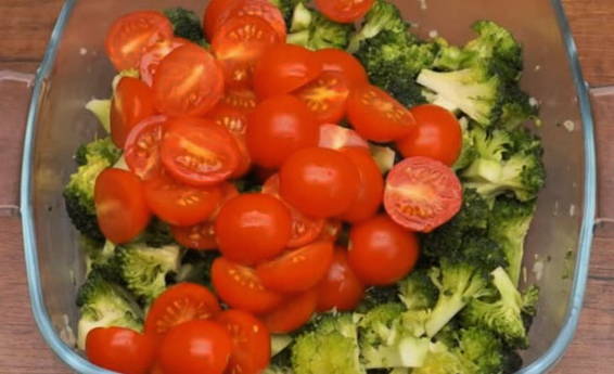 ПП салат с брокколи