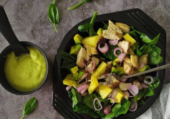 ПП салат с ананасом