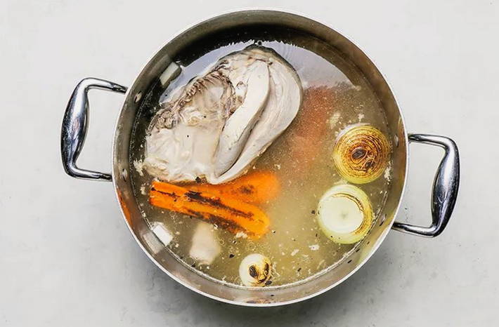 Куриный суп с шампиньонами и картофелем