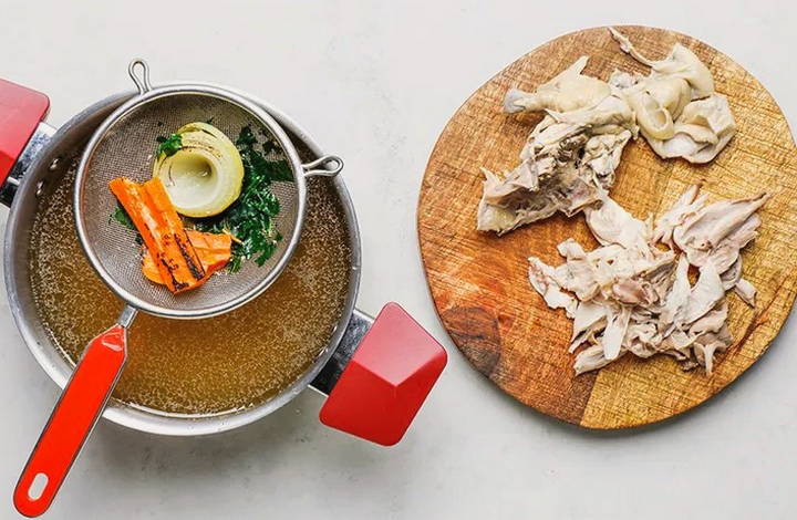 Куриный суп с шампиньонами и картофелем
