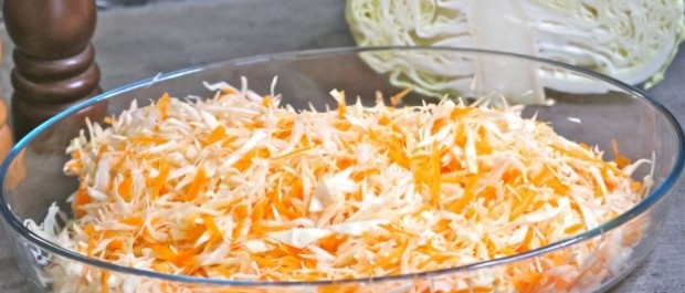 Маринованная капуста с уксусом без стерилизации на зиму в банках
