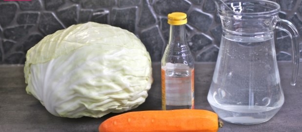 Маринованная капуста с уксусом без стерилизации на зиму в банках