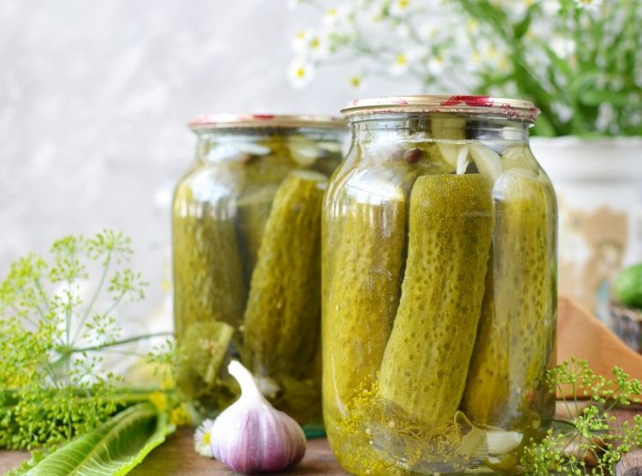 Очень вкусные маринованные огурцы на 1 литровую банку на зиму