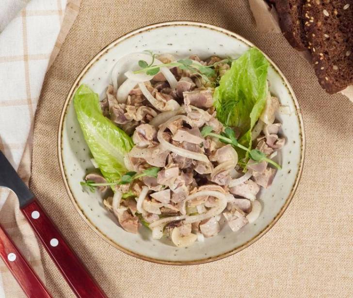 Маринованные куриные желудки