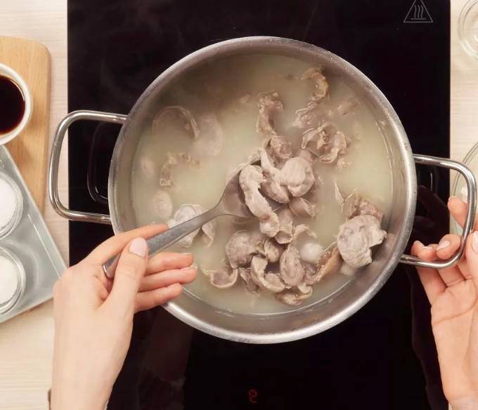 Маринованные куриные желудки
