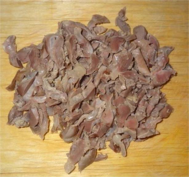 Куриные желудки с рисом