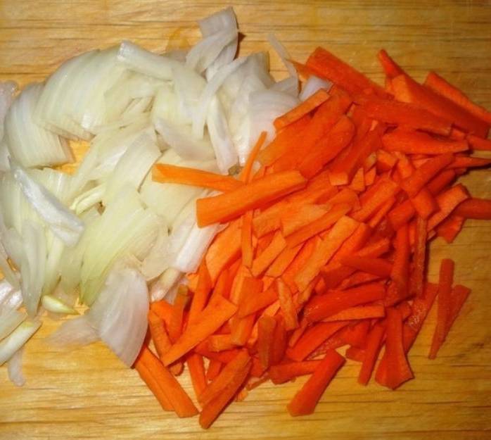 Куриные желудки с рисом