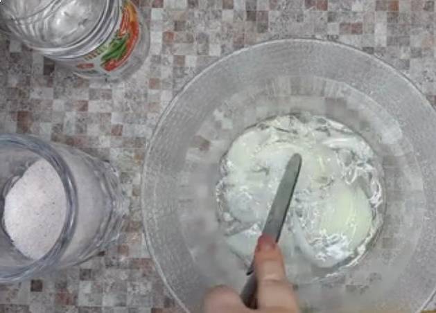 Кето салат с кальмарами