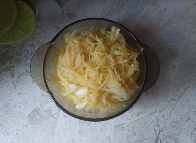 Корейский салат с картошкой