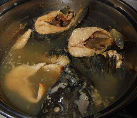 Рыбный суп с перловкой и картошкой