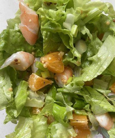 ПП салат с морепродуктами