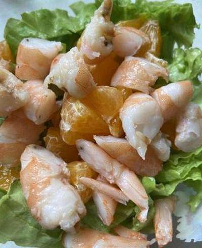 ПП салат с морепродуктами