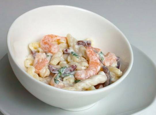 ПП салат с макаронами