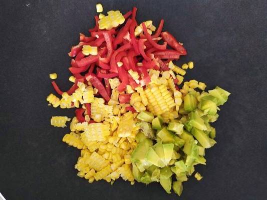 ПП салат с курицей на ужин