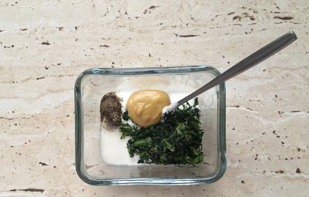 ПП салат с курицей и кукурузой