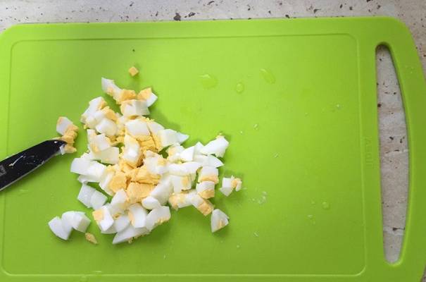 ПП салат с курицей и кукурузой