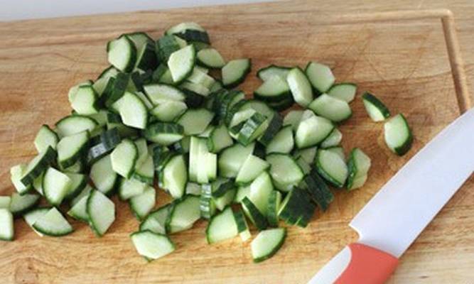 Овощной салат с дижонской горчицей