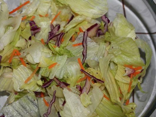 Овощной салат с бальзамическим уксусом