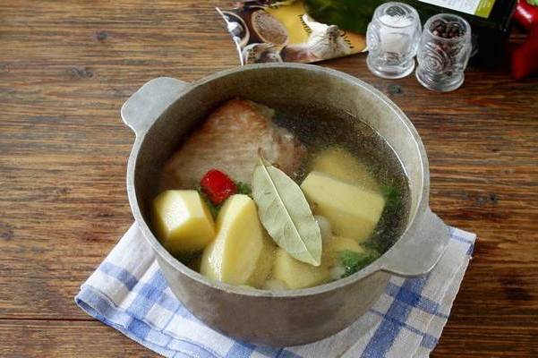 Тыквенный суп на мясном бульоне