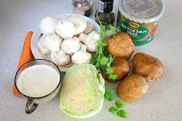 Суп с капустой и картошкой