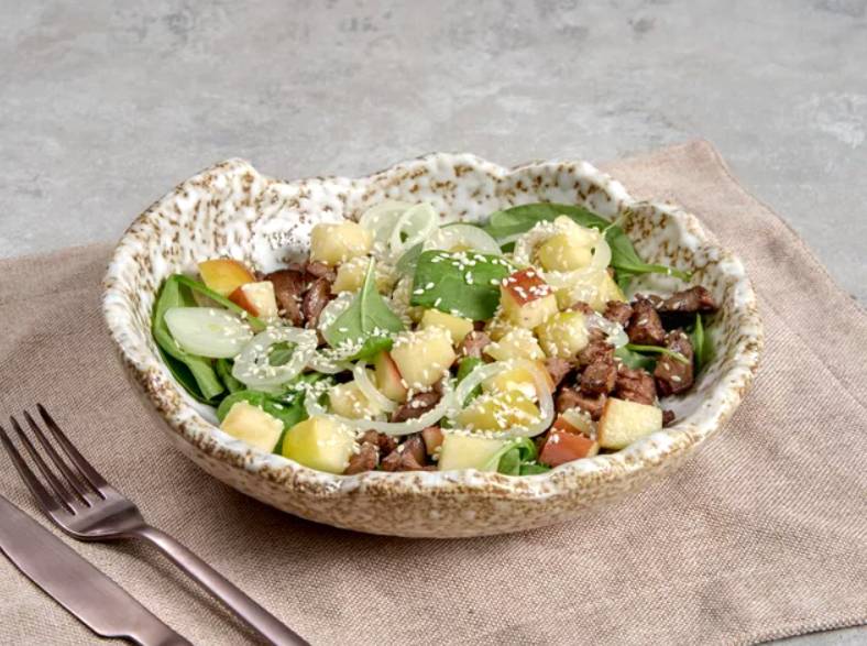 ПП салат с печенью