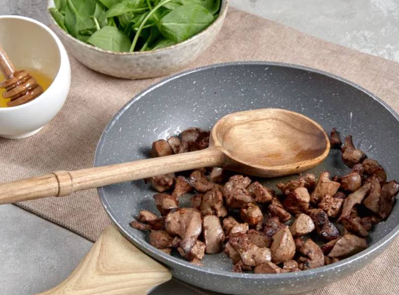 ПП салат с печенью