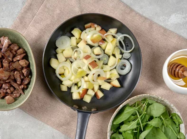 ПП салат с печенью