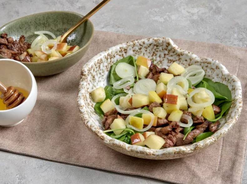 ПП салат с печенью